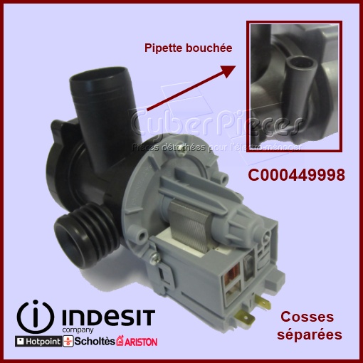 Pompe de vidange Indesit C00044998