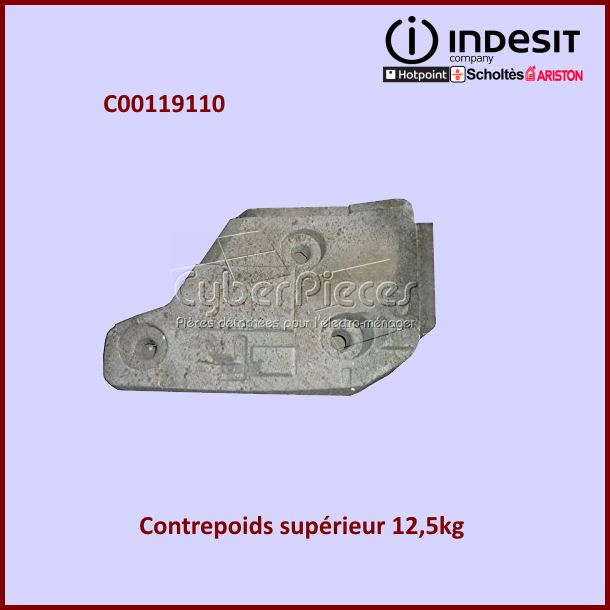 Contrepoids supérieur Indesit C00119110