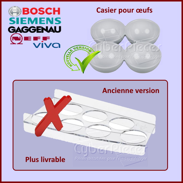 Casier pour œufs Bosch 00635924