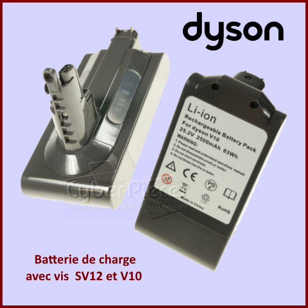 Batterie de charge avec vis  SV12 et V10 Dyson 96935207