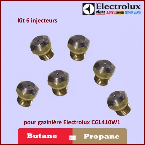Kit Injecteur Butane / propane pour gazinière Electrolux CGL410W1 -...