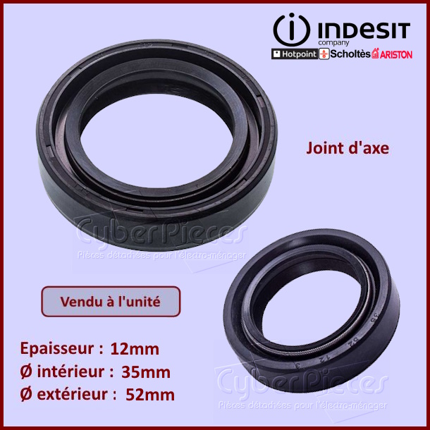 Joint d'axe 52x35x12mm Indesit C00033019