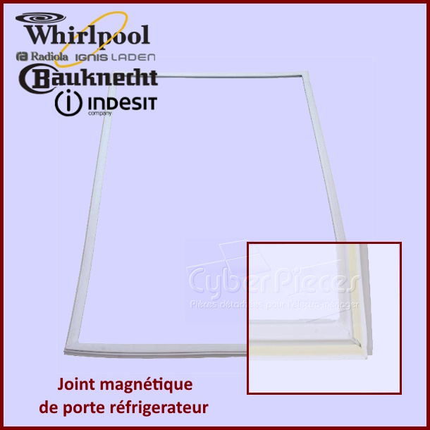 Joint magnétique de porte Whirlpool 481246668846