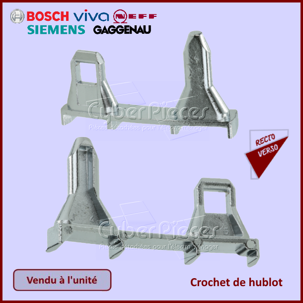 Crochet de hublot BOSCH 00614390