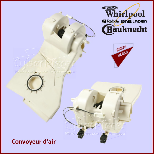 Convoyeur d'air Whirlpool 481010507850