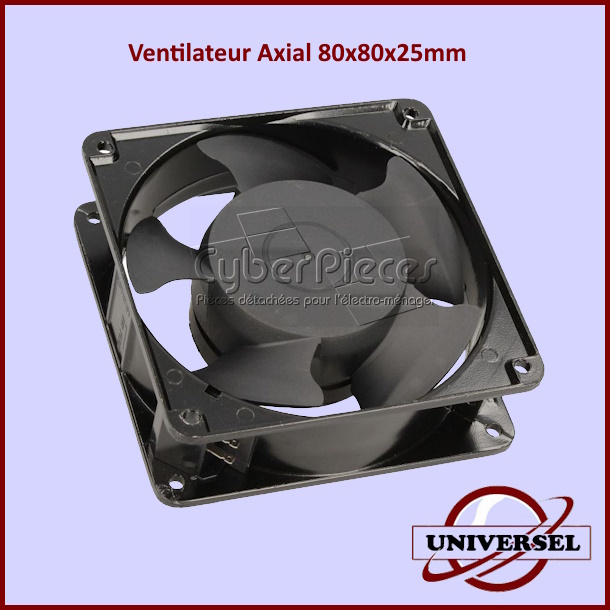 Ventilateur Axial compact 80x80x25mm - 10W