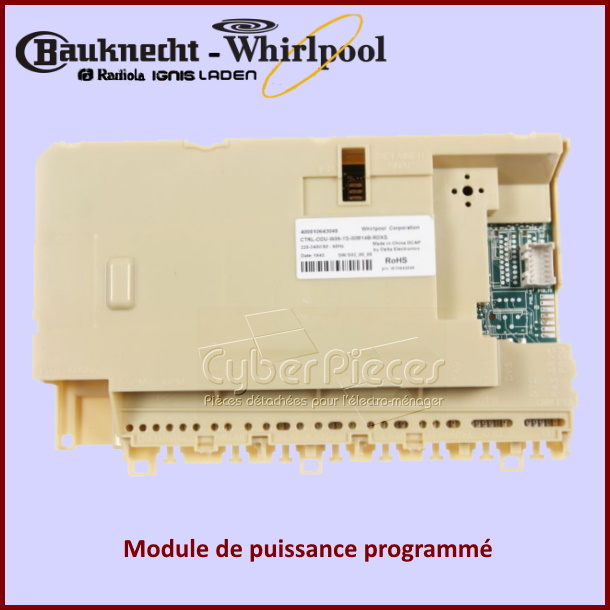 Carte électronique Whirlpool 481010643045