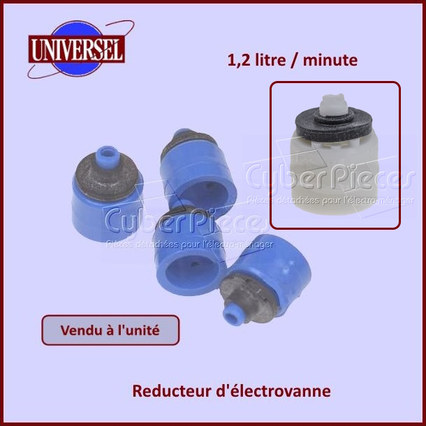 RÃ©ducteur pour Ã©lectrovanne 1,2l/mn -  PiÃ¨ces machine Ã  laver