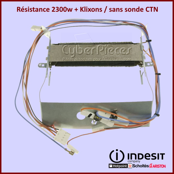 Résistance 2300w + Klixons + sonde C00260045