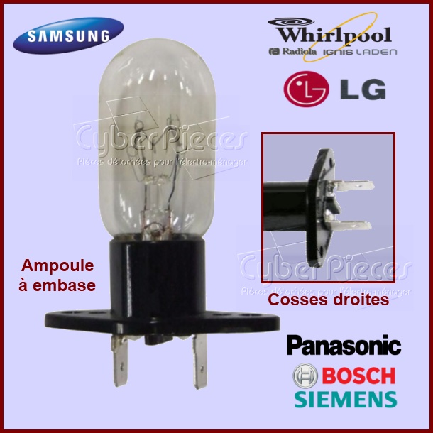 Ampoule 25W - Embase avec cosses droites