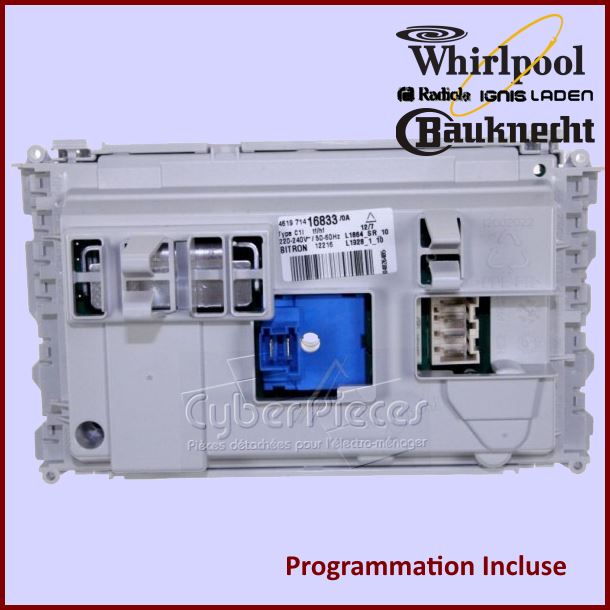 Carte électronique de Puissance Whirlpool 480111104634