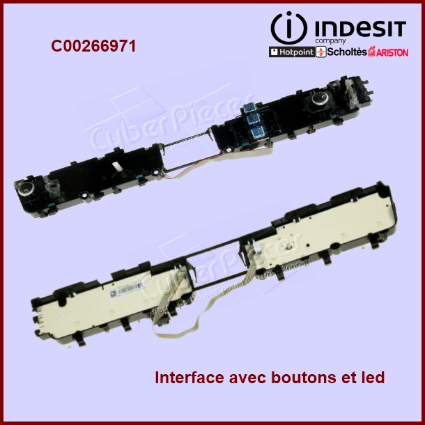 Interface avec boutons et led C00266971