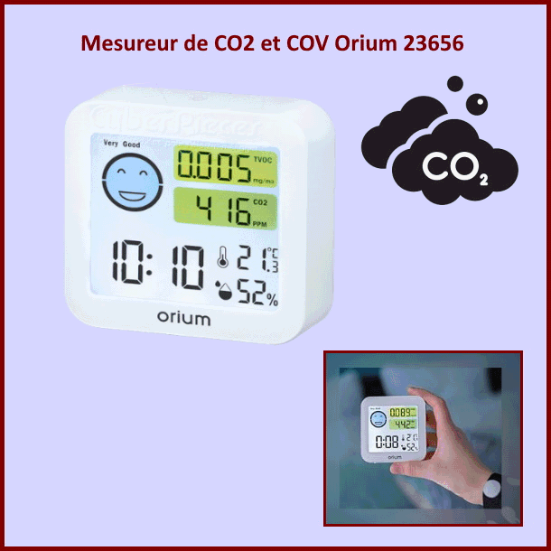 Mesureur de CO2 et COV Orium 23656