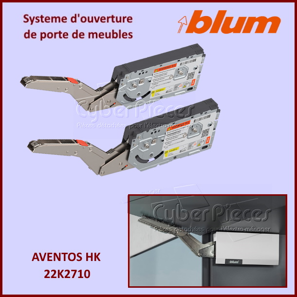 Lot de 2 blocs vérins Blum AVENTOS 22k2710