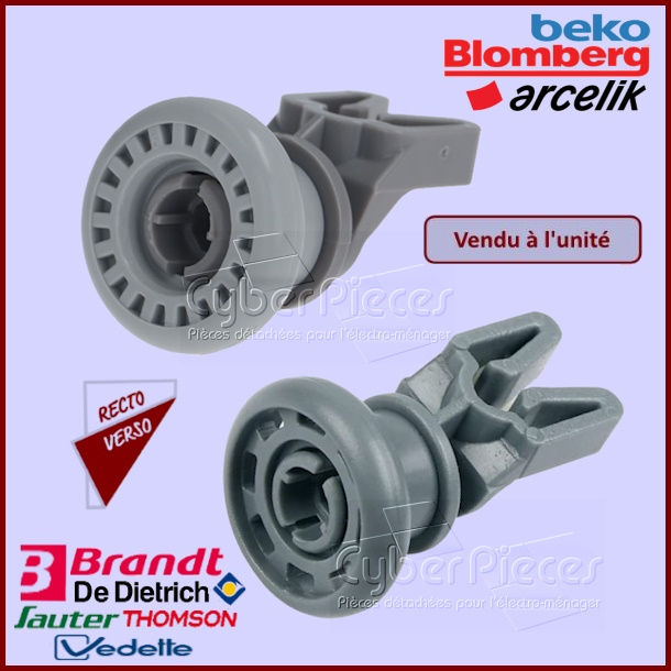 Roulette de panier supérieur Beko 1761160500