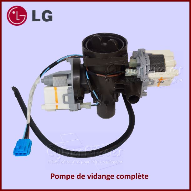 Pompe de vidange complète LG 5859ER1002M -  Pièces machine à laver