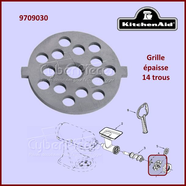 Grille Épaisse Kitchenaid FGA 9709030