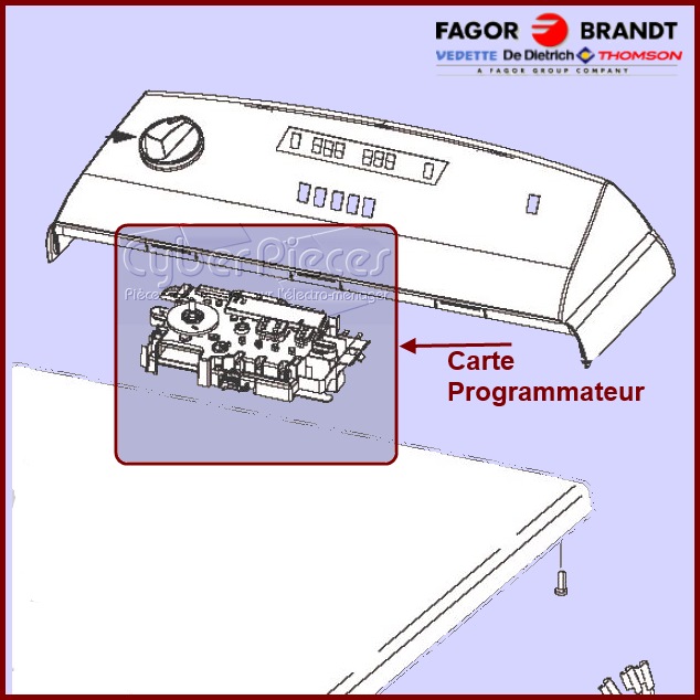 Carte de commande Brandt 57X3352