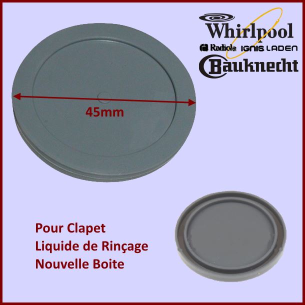 Joint du doseur Rinçage Whirlpool 480140101608