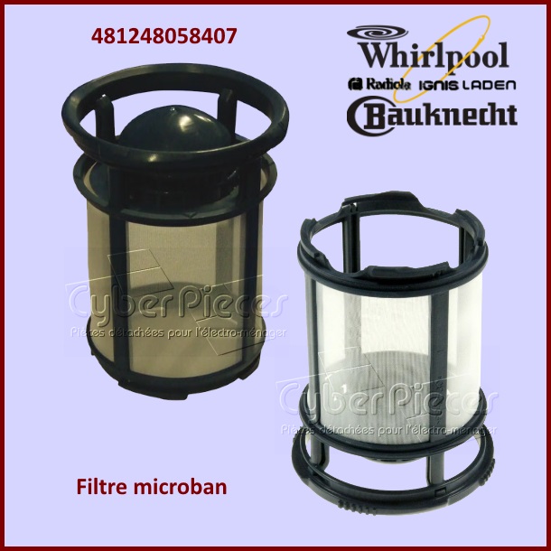 Filtre Fin Microban Whirlpool 481010595922