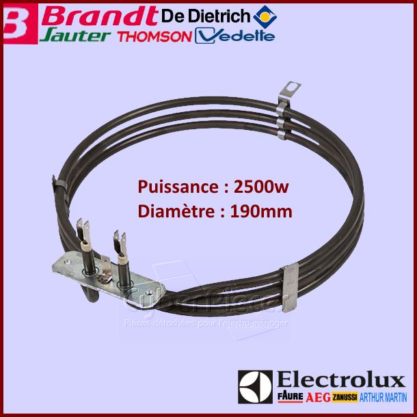 Résistance circulaire  230V- 2500W 50281175005