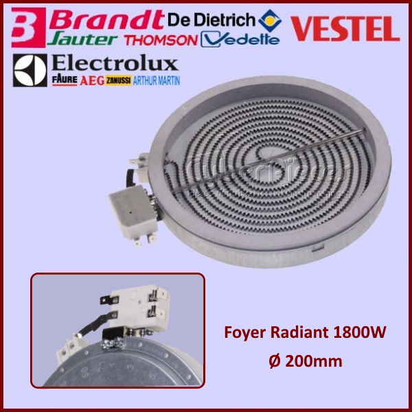 Foyer Radiant 1800W Brandt C690036C5