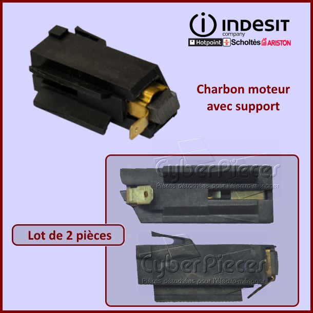 Charbon moteur avec support 28x9x5mm