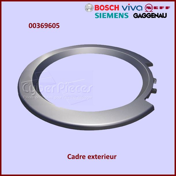 Cadre extérieur de hublot Bosch 00369605