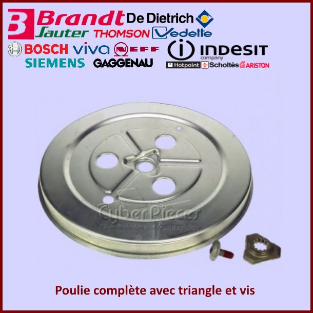 Poulie complète Brandt 52X6225