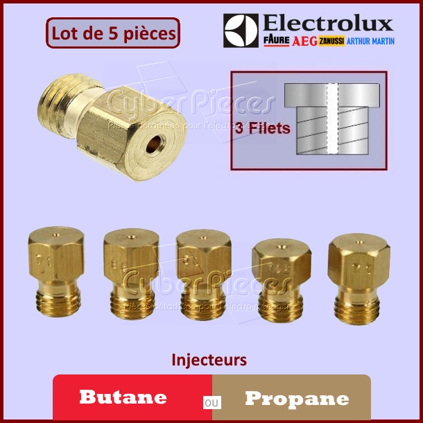 Injecteurs gaz Butane Electrolux 4055381901