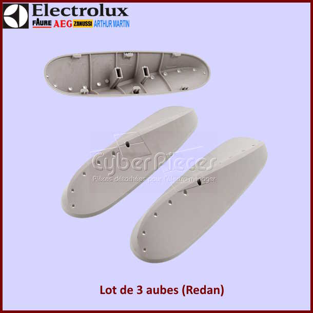 Lot de 3 aubes redan Electrolux