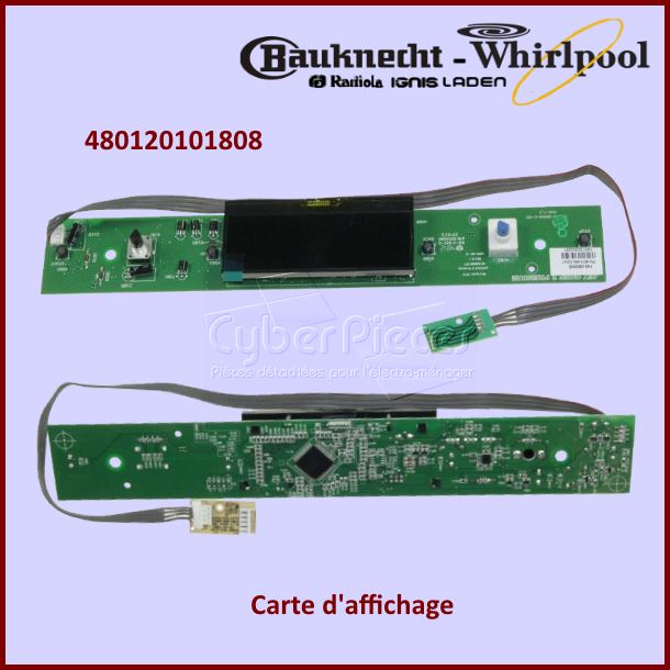 Carte d'affichage Whirlpool 480120101808