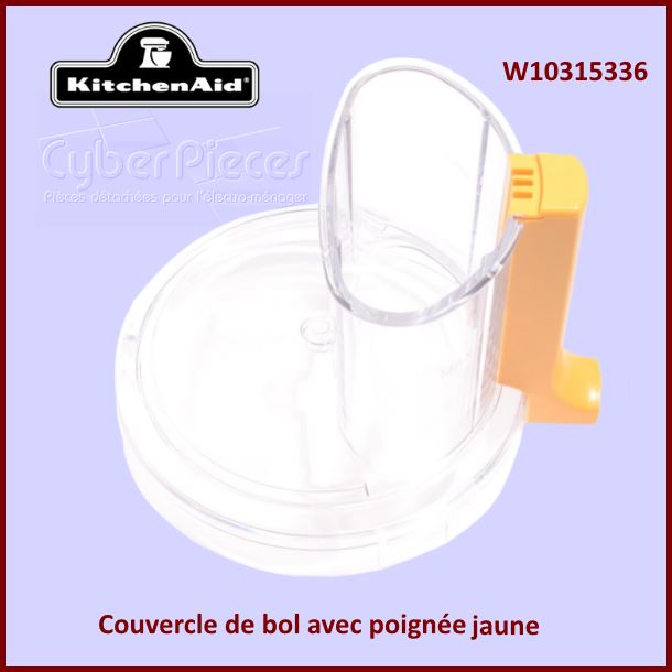 Couvercle de bol jaune Kitchenaid W10315336