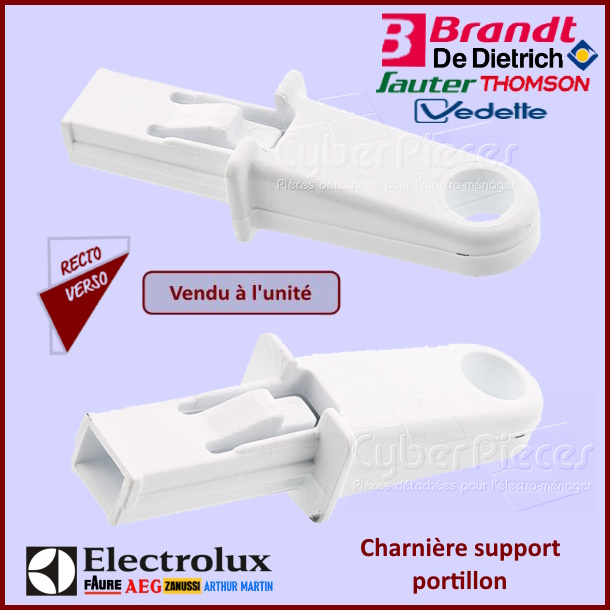 Charnière support portillon Electrolux 2630025027