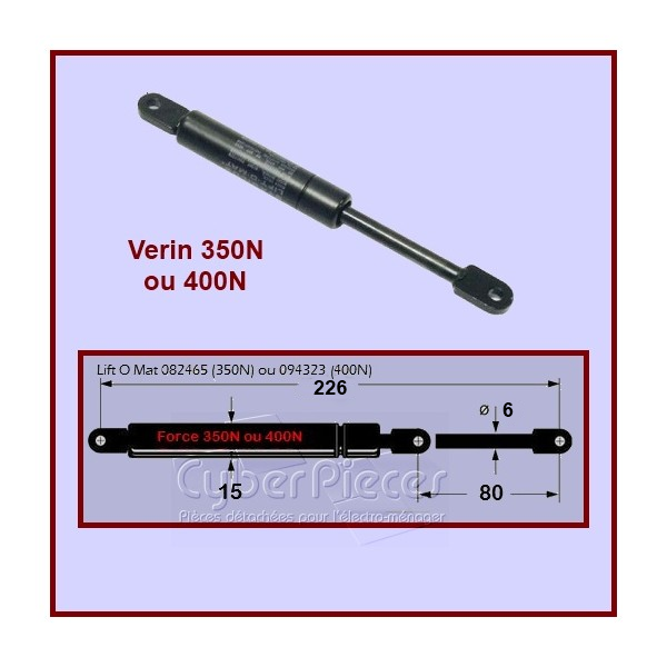 Vérin 400N 226mm