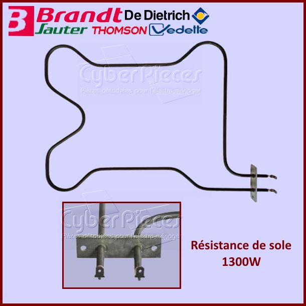 Résistance de sole 1300w Brandt CA50042A9