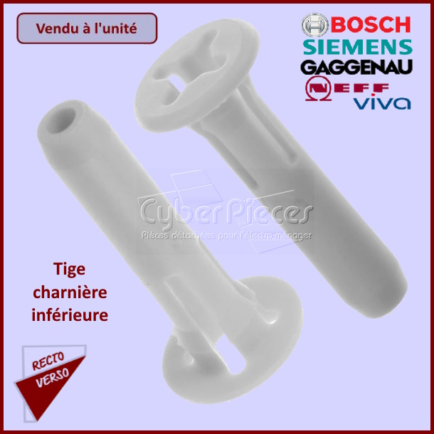 Axe inférieur de Portillon freezer Bosch 10021021