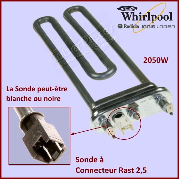 Thermoplongeur 2050W + CTN 481225928823