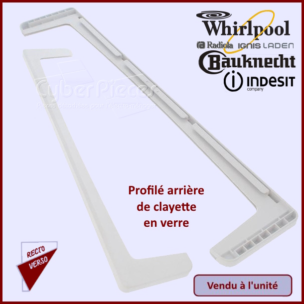 Profilé arrière Indesit C00507756