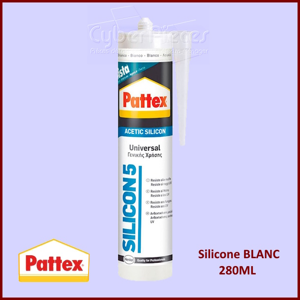 Mastic Pattex Silicone BLANC 280ML