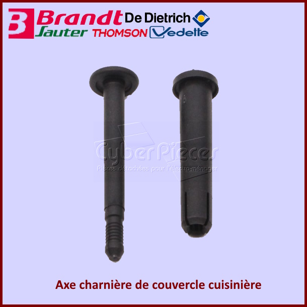 Axe charnière de couvercle cuisinière Brandt 76X3504