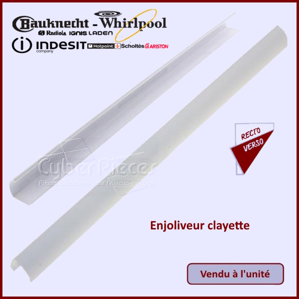 Enjoliveur clayette Whirlpool 481246049299