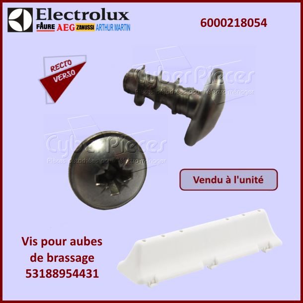 Vis de fixation pour aubes Electrolux 6000218054