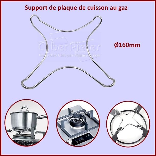 Réduction 4 pointes chromées Ø160mm