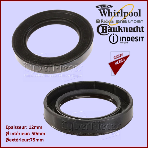 Joint 50x75x12mm Whirlpool 481253058185