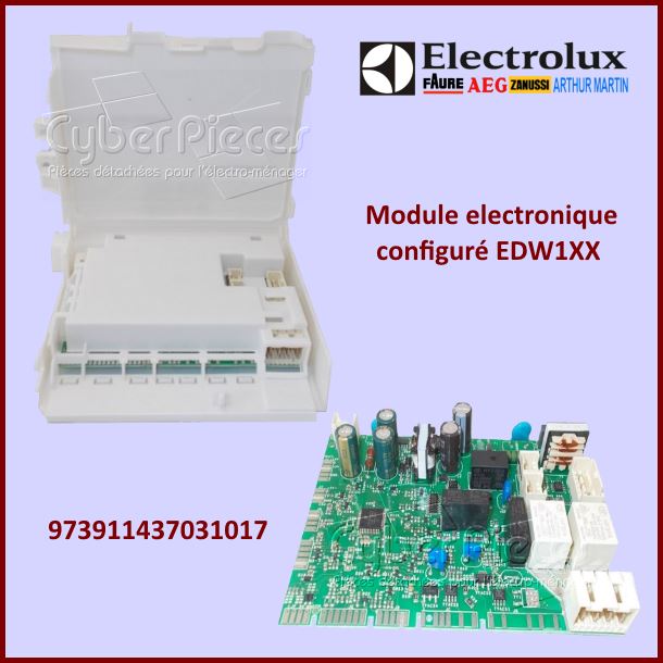 Carte electronique configuré EDW1XX Electrolux 973911437031017