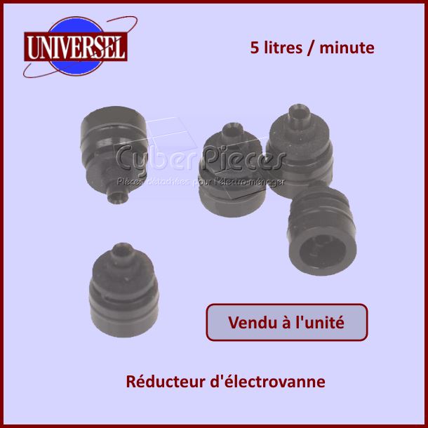 RÃ©ducteur pour Ã©lectrovanne 5l/mn -  PiÃ¨ces machine Ã  laver