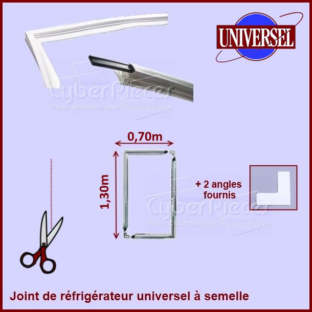 Kit joint magnétique à semelle dimension 1m30 x 0m70 - Pièces réfri...