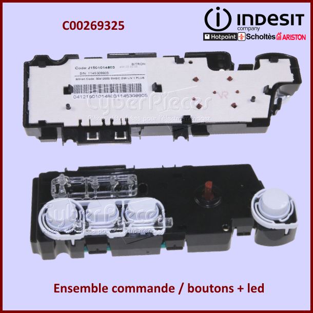 Interface à manette + Led  Indesit C00269325