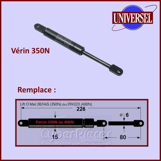 Verin 350N - Pour Stabilus 082465